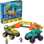 Mega hot wheels monster trucks tremplin osseux chocs et fracas coffret de construction contenant 332 ... Mega hot wheels monster trucks tremplin osseux chocs et fracas coffret de construction contenant 332 ...
