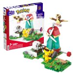 Mega pokmon - pikachu, roucool et moumouton - jouet de construction - 7 ans et +