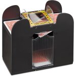 M�langeur de cartes, 6 jeux, automatique, cartes jusqu'� 91 mm, appareil a m�langer carte, plastique, ...