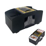 M�langeur de cartes automatique pour 1 a 2 jeux, m�langeur de poker electrique a piles