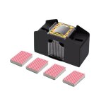 M�langeur de cartes automatique a 4 jeux, aliment� par usb, pour les jeux de poker