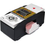 M�langeur de cartes a bouton - poussoir - trieur de cartes de poker automatique - m�langeur a piles pour ...