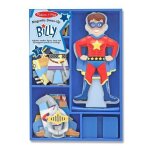 Melissa & doug - 13550 - poup�e et mini poup�e - billy magnetic - wooden dress up doll