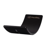 Meowbaby planche d'�quilibre pour enfants 80x30cm, balance board noir avec feutre noir autoroute