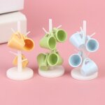 Meubles de bar de salle a manger miniatures pour maison de poupée, avec tasses a vin, support en plastique, ... Meubles de bar de salle a manger miniatures pour maison de poupée, avec tasses a vin, support en plastique, ...