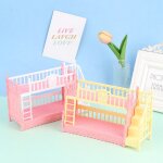 Meubles de chambre a coucher pour maison de poupe, simulation de lit superpos, jouet pour poupe renaissante ...