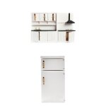 Meuble de cuisine moderne pour maison de poupée sous l'évier + Meuble de cuisine moderne pour maison de poupée sous l'évier +