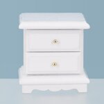 Meubles de maison de poup�e, mod�le de d�coration, table de chevet, jouet artisanal fait a la main, cadeau, ...