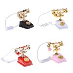 Meubles de maison de poupée miniatures, téléphone rétro vintage, 5 couleurs 1:12, 1 pièce, offre spéciale, ... Meubles de maison de poupée miniatures, téléphone rétro vintage, 5 couleurs 1:12, 1 pièce, offre spéciale, ...
