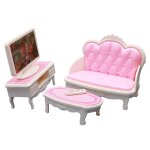 Meubles de maison de poupée, meuble de télévision en plastique, canapé de table, modèles de maison de ... Meubles de maison de poupée, meuble de télévision en plastique, canapé de table, modèles de maison de ...