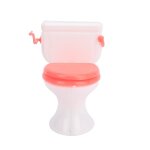 Meubles vintage de salle de bain, maison de poupe blanche, miniature, bb, jouets, accessoires