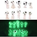 Mevronisshop - 10 pices mononok arbre elfes, figurines elfes arbres lumineux rsine, rsine princesse ...