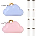 Mevronisshop - lot de 2 mini rouleaux anti - peluches r�utilisables avec dragonne et 8 recharges - outil ...