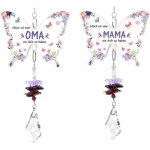 Mevronisshop - 2 pices attrape - soleil en acrylique avec pendentif en cristal, cadeau d'anniversaire ...