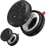 Mevronisshop - 2 pi�ces coques pour apple airtag, etui airtag etanche ipx8 avec adh�sif 3m, support autocollan ...