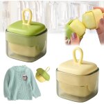 Mevronisshop - 2 reusable sticky lint roller, mini rouleau � peluches, lavable rouleau de peluches portable, ...