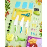 Mevronisshop - 26pcs couteau enfant de cuisine en plastique set couteaux cuisine enfant montessori sans ...