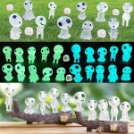Mevronisshop - 30 pi�ces lumineux figurines elfes des arbres, r�sine elfes, princesse mononok� r�sine, ...