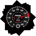 Mevronisshop - 40 offroad renn tableau de bord d�coration serviettes, 2 couches, serviettes jetables ...