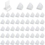 Mevronisshop - 48 pi�ces supports de cartes de jeu en plastique transparent, porte etiquettes de prix, ...