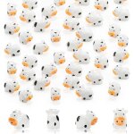 Mevronisshop - 50 pi�ces mini vache figurines r�sine vache miniature animaux figurines f�e jardin miniature ...