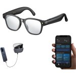 Mevronisshop - ai lunettes connect�es cam�ra 8mp, bo�tier de charge 3600mah, bluetooth connect�es, intelligenc ...