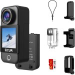 Mevronisshop - c300 cam�ra d'action de poche 4k30fps, ecran tactile 1. 33'' cam�ra sport, 2. 4g / 5g ...