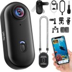 Mevronisshop - cam�ra sport 4k, camera action wifi 120, minicam�ra sportive etanche 30m action cam corporelle ...