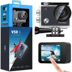 Mevronisshop - cam�ra sport 4k etanche wifi action cam�ra sportive ultra full hd stabilisateur avec t�l�comman ...