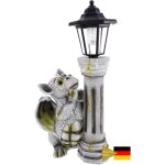Mevronisshop - drachenkind avec lanterne solaire 44, 5 cm figure de dragon gargoyle figure de jardin