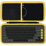 Mevronisshop - dur etui housse cas compatible avec logitech pop icon keys clavier bluetooth sans fil ...