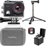 Mevronisshop - ek7000 pro cam�ra sport kit de perche a selfie - comprend 20mp camera sport 4k 30fps avec ...