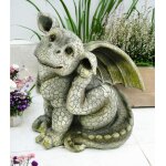 Mevronisshop - l'enfant dragon se gratte l'oreille figure de la gargouille dragon
