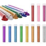 Mevronisshop - ensemble de 11 paillettes pour enfants, en poudre de paillettes, avec des brillants, pour ...