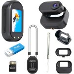 Mevronisshop - mini cam�ra sport 1080p, 64gb cam�ra de sport de charge magn�tique, ecran hd pleine vue ...