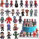 Mevronisshop - mini figurines, 26 pi�ces - cake topper et d�corations de g�teau - jouet pour enfants ...