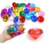 Mevronisshop - pierres pr�cieuses pour enfants, 26 pi�ces 40 mm diamants enfants, acrylique grand diamant ...