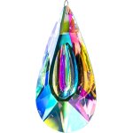 Mevronisshop - prisme en cristal suspendu attrape - soleil goutte pendentif ornement arc - en - ciel ...