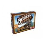 Mexican train dominoes - avec 91 dominos points colores double 12, locomotives, gare - train mexicain ...