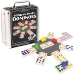 Mexican train dominoes boîte métal - jeu de dominos pour enfants dès 6 ans - jeu de société stratégie ... Mexican train dominoes boîte métal - jeu de dominos pour enfants dès 6 ans - jeu de société stratégie ...