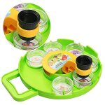 Microscope ecologique pour enfants, attrape - insectes, ensemble de visualisation, loupe collection etui, ...