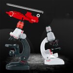 Microscope pour enfants, jouets d'exp�rimentation scientifique 1200 fois, ensemble d'exp�rimentation ...