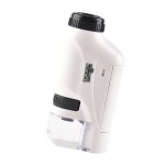 Microscope portable loupe de poche lampe led, jouet microscope educatif 60 a 120 fois divertissement ...