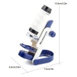 Microscope simulé pour enfants, jouet educatif portable, démontable, améliore l'intelligence Microscope simulé pour enfants, jouet educatif portable, démontable, améliore l'intelligence