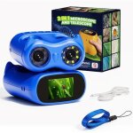 Microscope et t�lescope 2 - en - 1 enfant 5 - 10 ans, zoom num�rique 1000x, ecran 2 , t�lescope 10x, ...