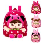 Mignon enfant en bas age sac a dos en peluche poup�e jouet collation? sac de voyage pr�scolaire sac a ...