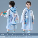Mignon enfants impermable impermable a l'eau enfants dinosaure licorne poncho de pluie manteau de pluie ...