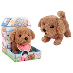 Mignon marche pet barking dog electrique peluche cadeau chien en peluche pour les enfants