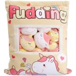 Mignon snack oreiller 35 * 45cm animaux en peluche jouets pudding d�coratif amovible kitty chat poup�es ...