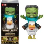 Minecraft mattel - figurine poulet chevauch� - 3 visages b�b� zombie